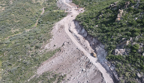 Main Access and Haul Road Construction