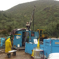 Drilling at the Ermitaño project
